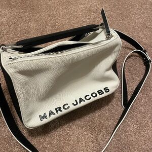 Marc Jacobs Cream and Black Leather Bag